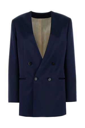 Giacca doppiopetto in viscosa blu scuro ALBERTA FERRETTI | A050816270290